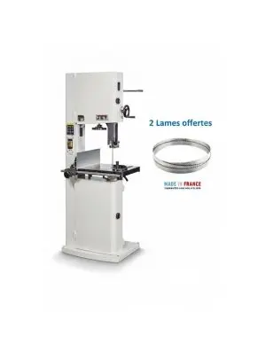 Scie à ruban Jet JWBS 15 monophasé 230v, 2 lames offertes largeur 10/25 mm 