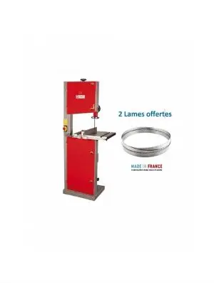 Scie à ruban Holzmann HBS400 tri, 2 lames offertes largeur 6/15 mm 