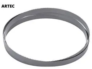 Lame de scie à ruban métal pour scie à ruban ARTEC RF120 pas 10/14 pour tubes et profilés 