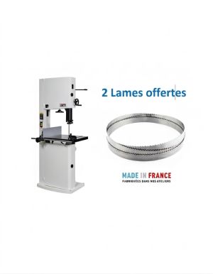 Scie à ruban JET JWBS 18 Tri, 2 lames offertes largeur 10/25 mm