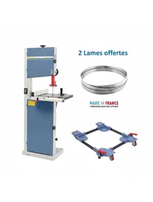 Scie à ruban Bernardo HBS 400 - 230 V kit de déplacement inclus, 2 lames offertes largeur 10/25 mm