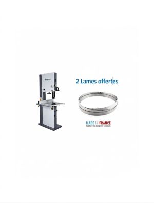 Scie à ruban Holzprofi HBS530 tri, 2 lames offertes largeur 10/25 mm