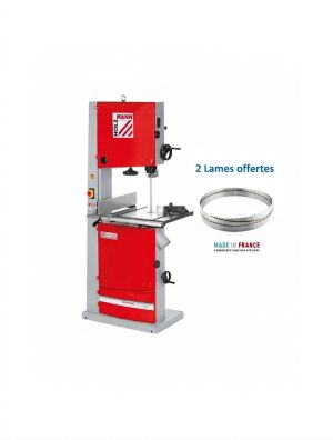 Scie à ruban Holzmann HBS470 Profi Tri, 2 lames offertes largeur 10/25 mm