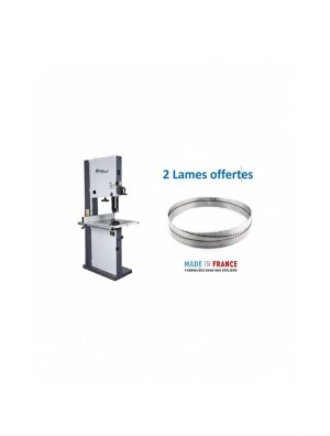 Scie à ruban Holzprofi HBS530 mono, 2 lames offertes largeur 10/25 mm