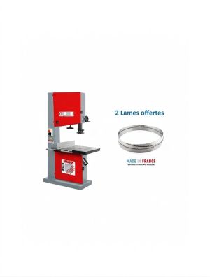 Scie à ruban Holzmann HBS600DELUX, 2 lames offertes largeur 10/25 mm